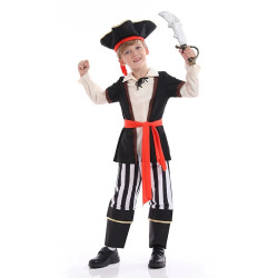 Pirate Costume for Kids with Hat