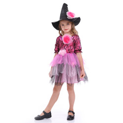 Witch Costume for Girls with Hat