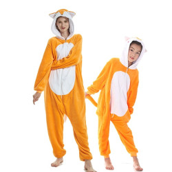 Fox Costume for Kids and Adults – Hooded Animal Jumpsuit