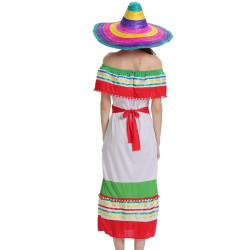 Mexican Costume for Girls – Dress with Sombrero Hat