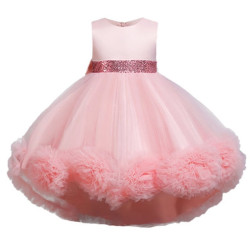 Pink Princess Dress for Girls – Elegant Fluffy Party Dress
