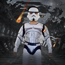 White Space Warrior Costume for Kids – Sci-Fi Costume