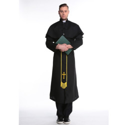 Adult Priest Costume – Classic Priest Cassock