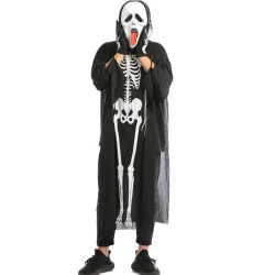 Laste skeleti kostüüm