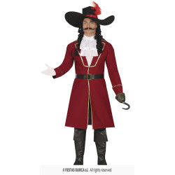 Täiskasvanute piraadilaeva kapteni kostüüm