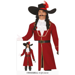 Täiskasvanute piraadilaeva kapteni kostüüm