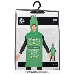 Täiskasvanute õllepudeli kostüüm