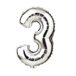 Foil Balloon Number 3