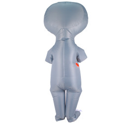 Täispuhutav laiskvorsti kostüüm lastele