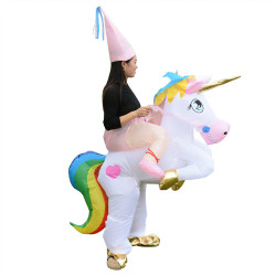 Inflatable Unicorn Costume for Adults
