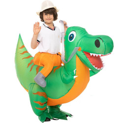 Täispuhutav dinosauruse kostüüm lastele