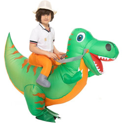 Täispuhutav dinosauruse kostüüm lastele