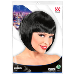 Black Short Wig with Bangs
