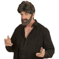 Brown Wig with Beard