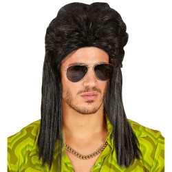 Black Rock Star Wig for Men