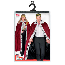 Burgundy Royal Cape for Adults, 140 cm