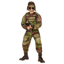 Ülimalt lihaselise sõdalase kostüüm lastele