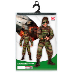 Ülimalt lihaselise sõdalase kostüüm lastele