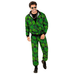 Täiskasvanute karnevali spordikostüüm kanepimustriga