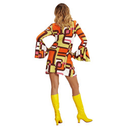 70-ndate stiilis naiste kleit