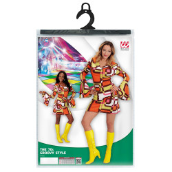 70-ndate stiilis naiste kleit