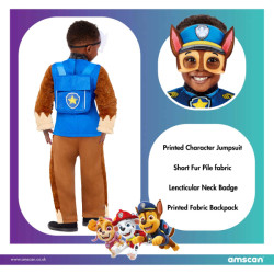 PAW Patrol Chase luksuslik laste kostüüm