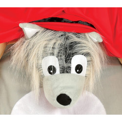 Adult Costume "Little Red Riding Hood on the Wolf's Shoulders"