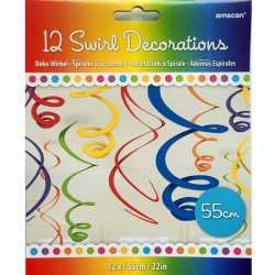 Decoration "Spiral", 55.8 cm, 12 pcs.
