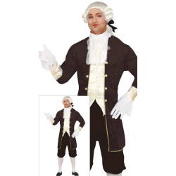 Täiskasvanute tumesinine markiisikostüüm