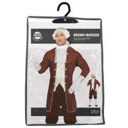 Täiskasvanute tumesinine markiisikostüüm