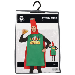 Täiskasvanute õllepudeli kostüüm