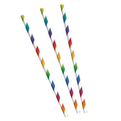 Colored Paper Straws
