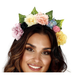Multicolored Floral Hair Band