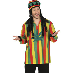 "Rasta" Hat with Hair