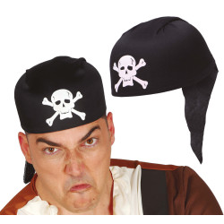 Black Pirate Hat for Adults