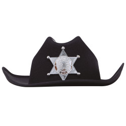 Musta laste šerifi müts