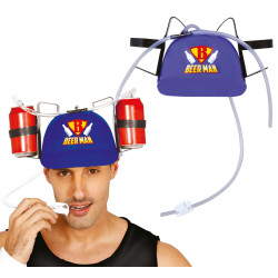 Õllejooja "Alaus žmogus" šalmas