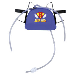 Õllejooja "Alaus žmogus" šalmas