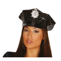 Politseimüts embleemiga