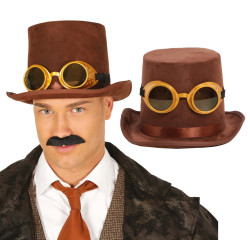 Steampunk Hat with Goggles