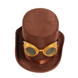 Steampunk Hat with Goggles