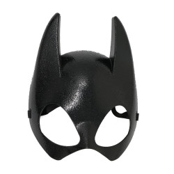 Musta nahkhiire mask lastele