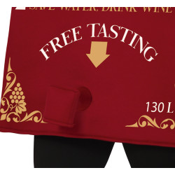 Täiskasvanute pudelikostüüm "Punane vein"